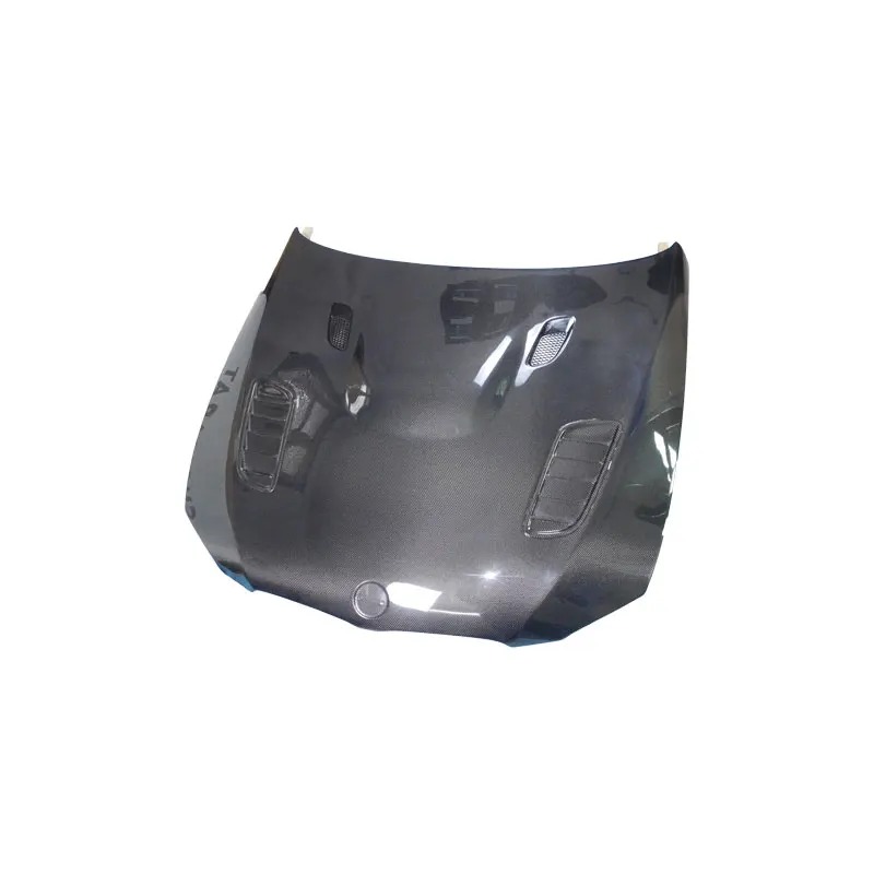 For 2006-2010 Carbon Fiber  E92 Hood V-Shape Engine Cover for  3 Series Front Hood Cover